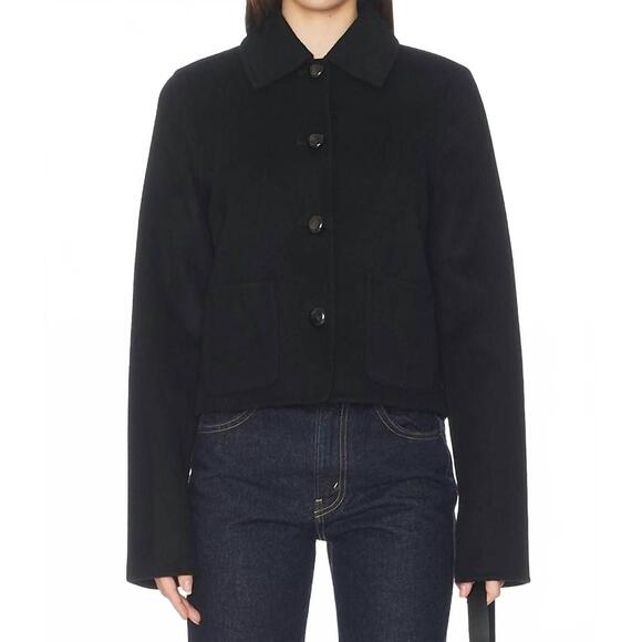 NEW FAVORITE DAUGHTER annabel wool jacket in black
